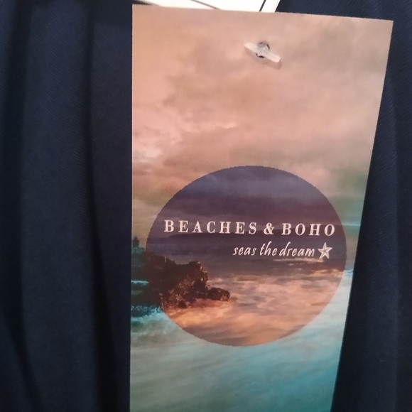 Beaches & Boho Hand Dyed 2 Way Beach Swim Cover-up, size Large - Picture 9 of 10